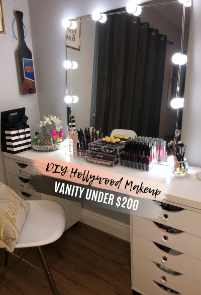 Diy Hollywood Makeup Vanity Under 200 💄 – World Of Euphoria